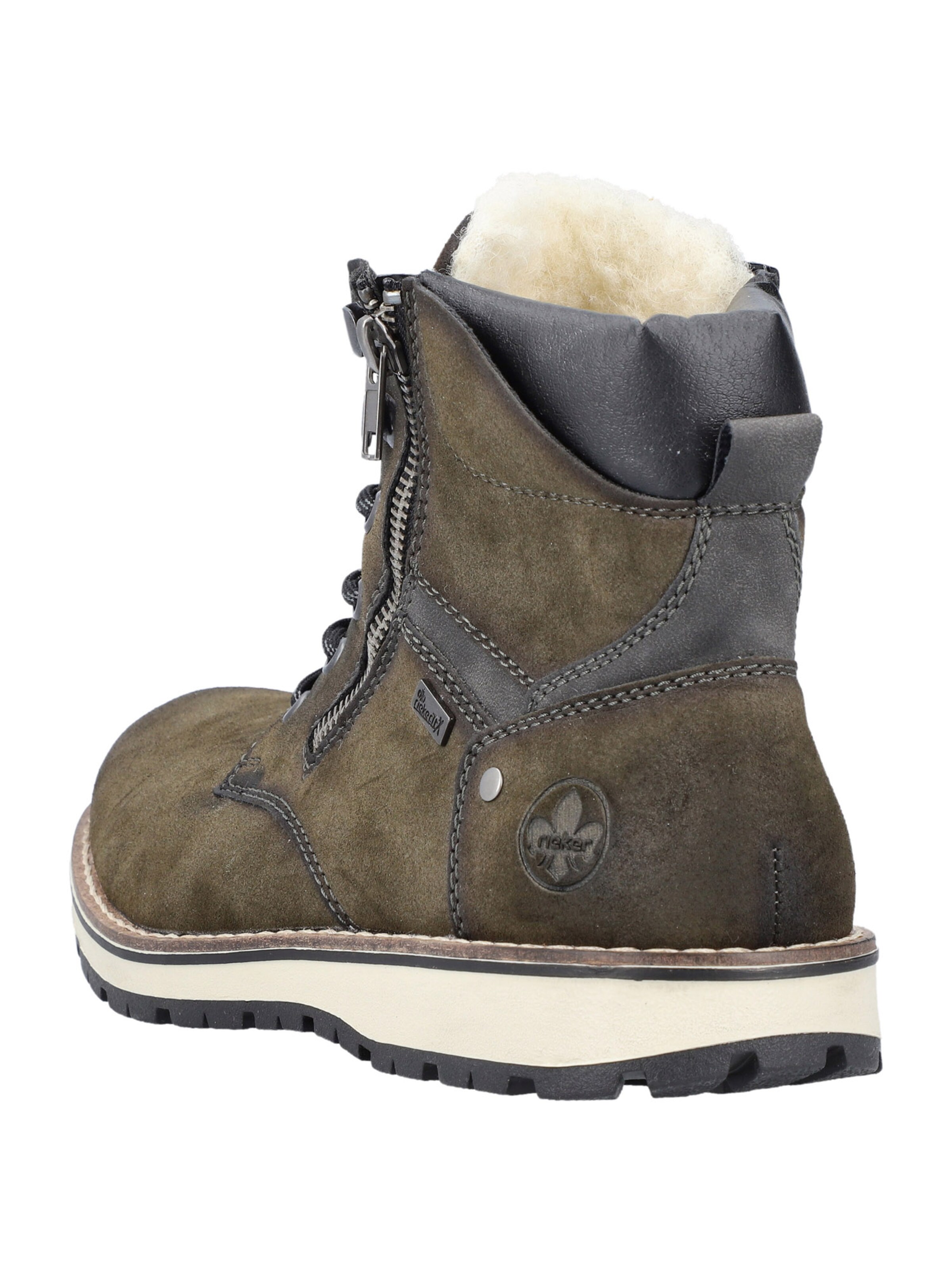 Bottines à lacets Rieker en vert