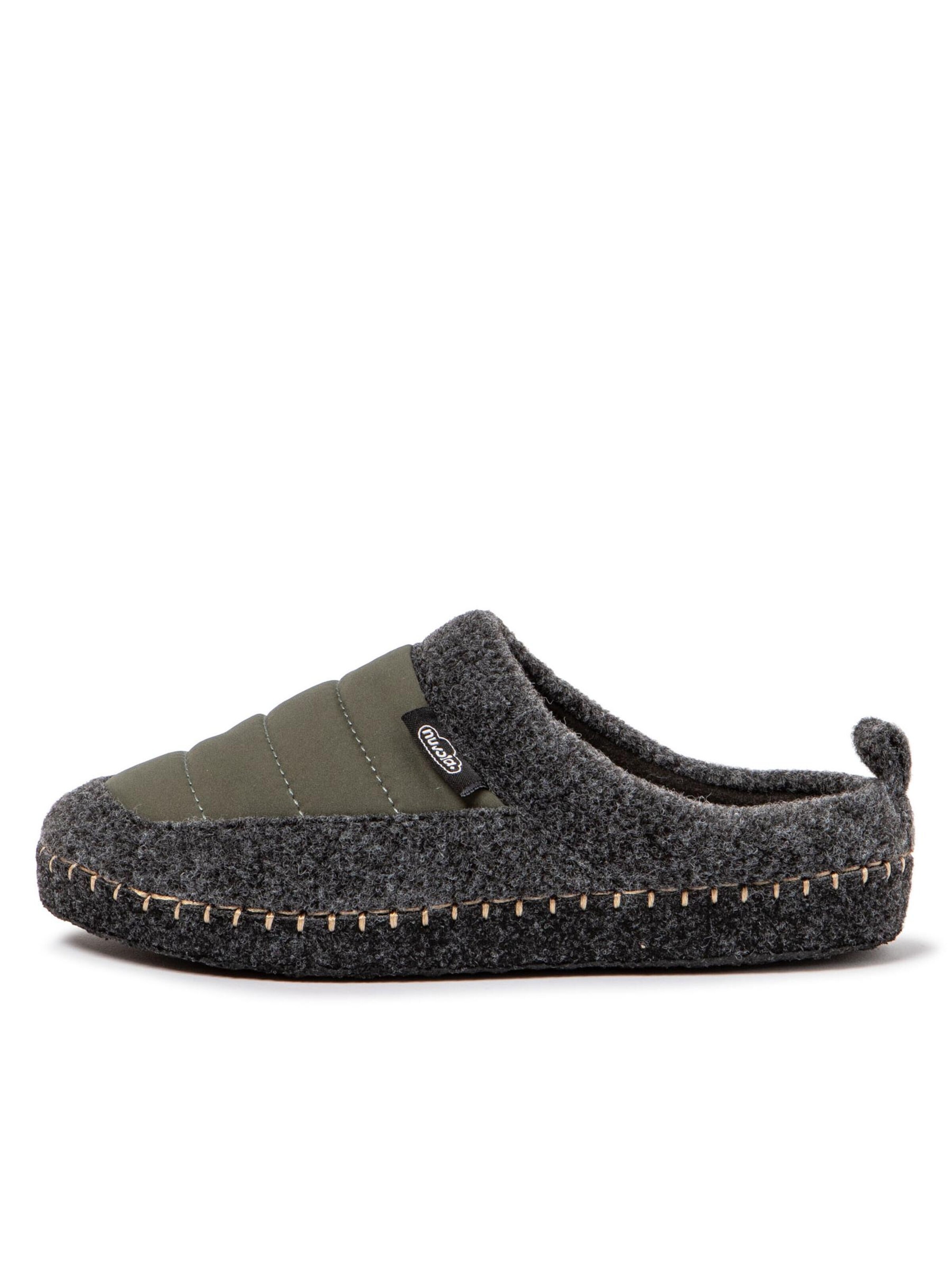 Pantoufle 'Zueco New Wool' Nuvola. en vert : devant