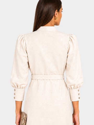 WEARABLE STORIES - Vestido 'Alice' en beige
