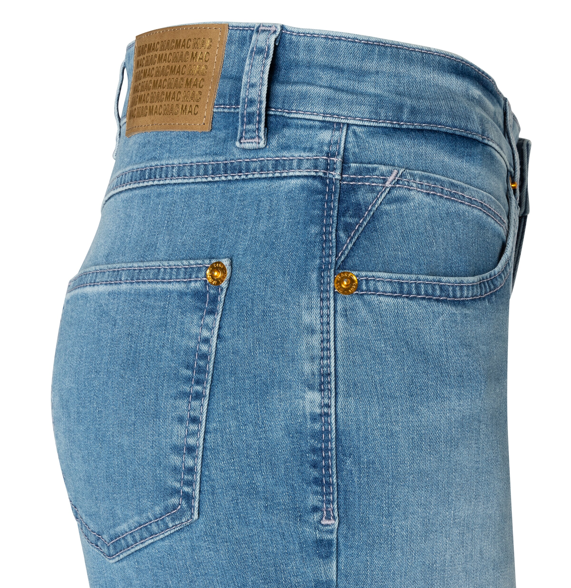 MAC Skinny Jeans 'Melanie' in Blau