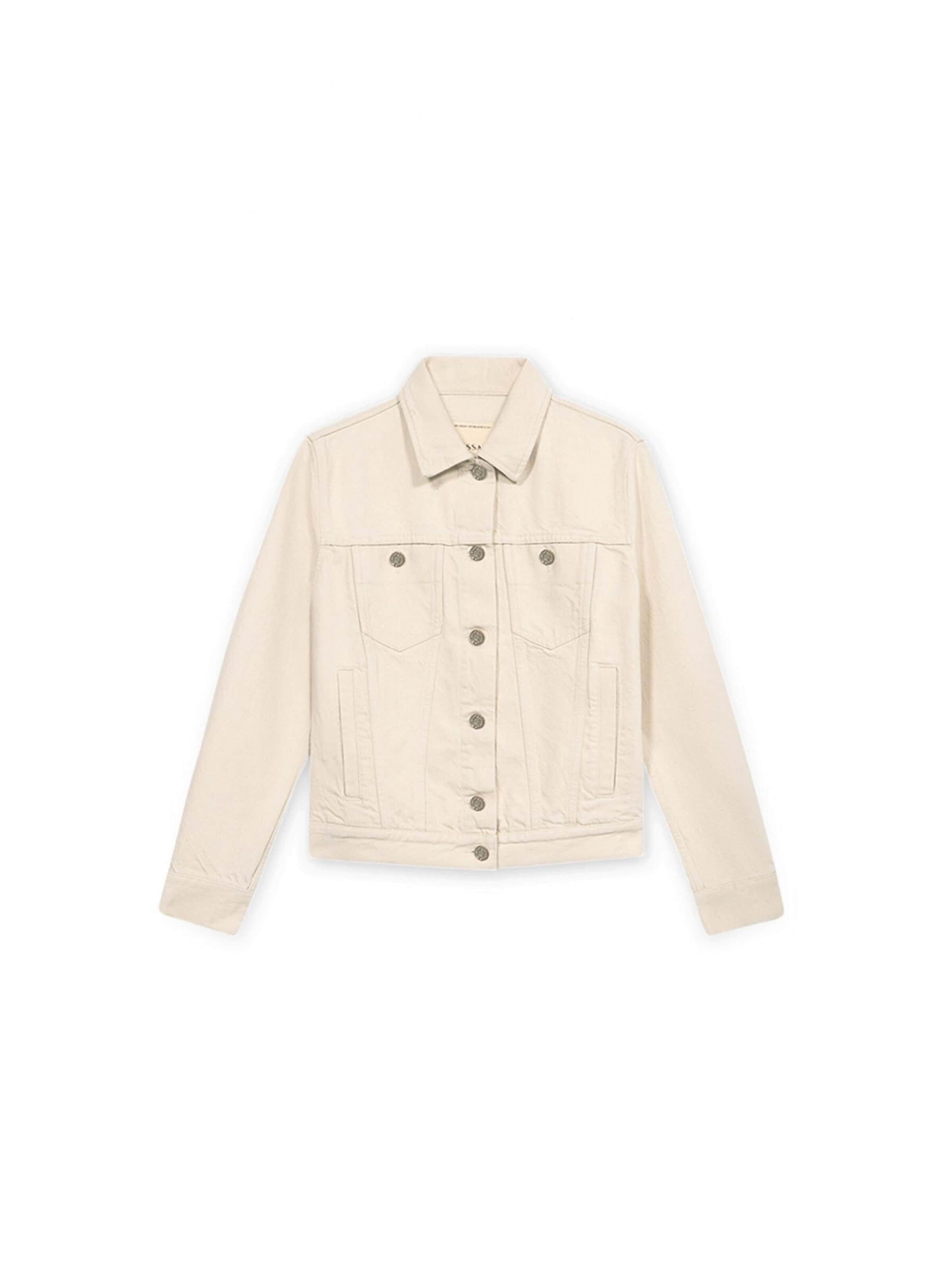 Trussardi Chaqueta de entretiempo en S en beige, Vista del producto
