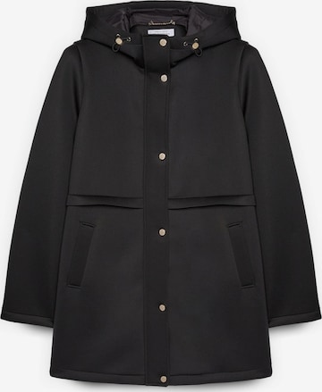 Manteau d’hiver Fiorella Rubino en noir : devant