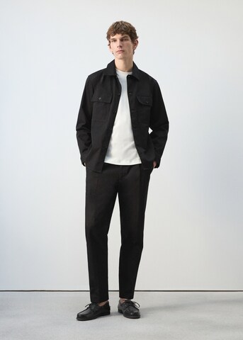 MANGO MAN Regular Pants 'Roberto2' in Black