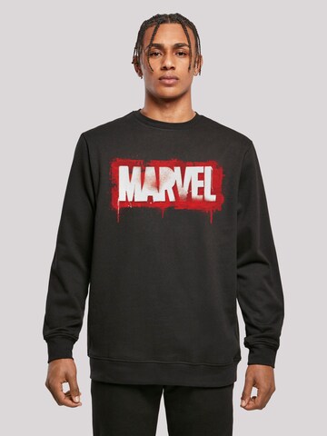 F4NT4STIC Sweatshirt in Zwart: voorkant