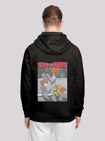 Sweat-shirt 'Tom And Jerry Basketball Buddies' F4NT4STIC en noir : devant