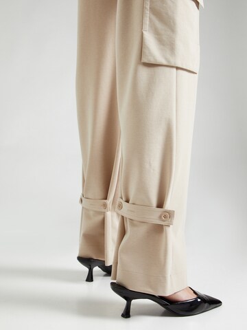 Weekend Max Mara Wide Leg Cargobukser 'OLIATO' i beige