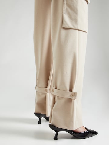 Wide Leg Pantalon cargo 'OLIATO' Weekend Max Mara en beige