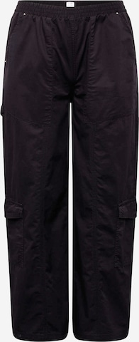 Cotton On Curve Regular Cargo Pants 'QUINN' in Black: front