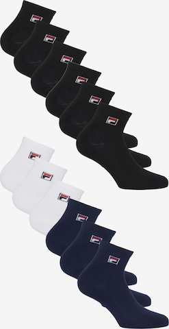 FILA Socks in Blue: front