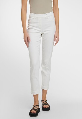 Peter Hahn Regular Jeans in Wit: voorkant