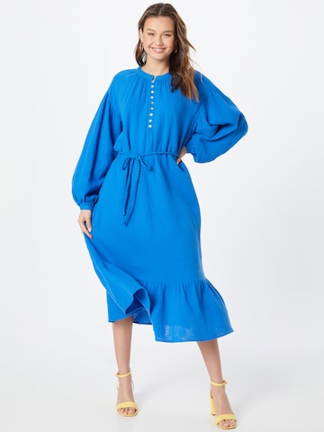 FRNCH PARIS Košilové šaty 'Maureen' – modrá: přední strana