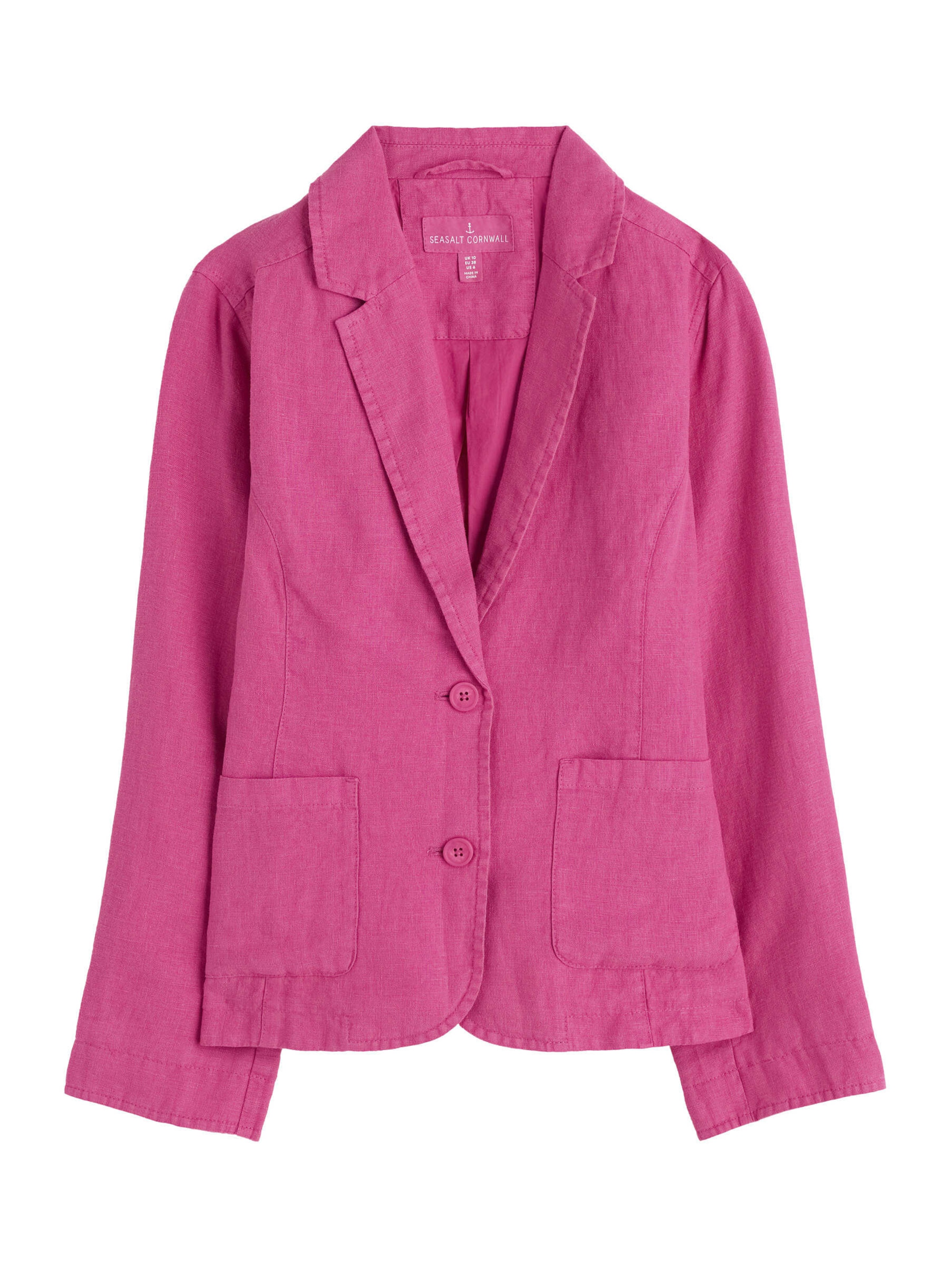 Seasalt Cornwall Blazer 'Blinker' i pink: forside
