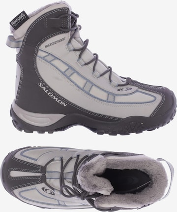 SALOMON Dress Boots in 38,5 in Grey: front
