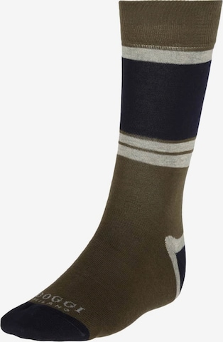 Boggi Milano Socks in Green: front