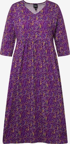 Robe Ulla Popken en violet : devant