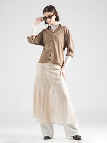 PIECES Blouse 'FRANAN' in Brown