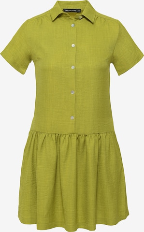 Robe-chemise FRESHLIONS en vert : devant