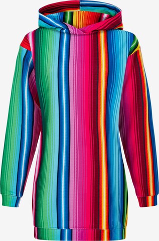 Robe oversize 'Colorful Stripes' Mr. Gugu & Miss Go en vert : devant