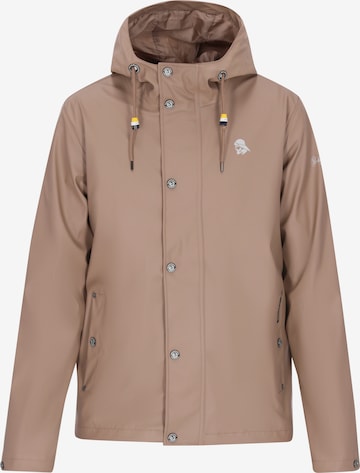 Schmuddelwedda - Casaco funcionais em castanho: frente