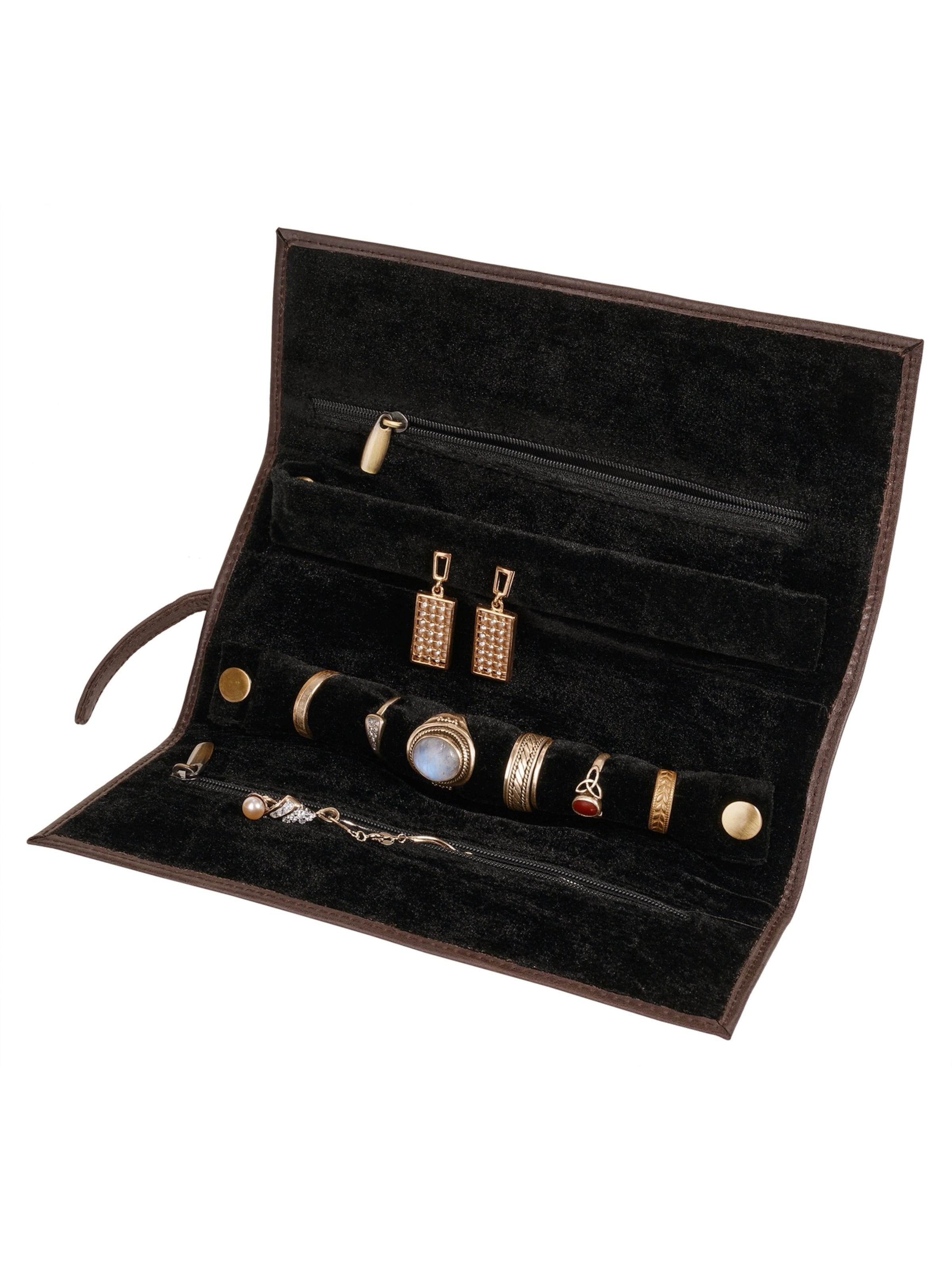 Bruno Banani Jewelry storage 'Schmuckrolle' in Brown