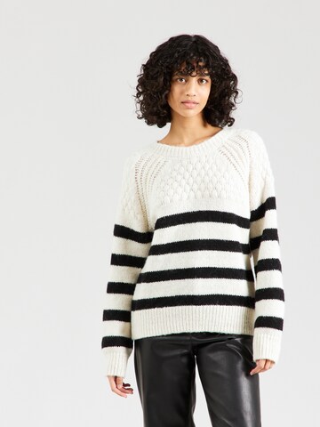 Pull-over 'Billie' ONLY en blanc : devant