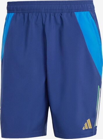 ADIDAS PERFORMANCE Regular Sportbroek 'DFB Tiro 24 Competition Downtime' in Blauw: voorkant