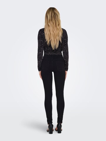 ONLY - Camisa 'ONLSHINY' em preto