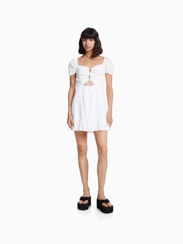 Bershka Summer Dress in White