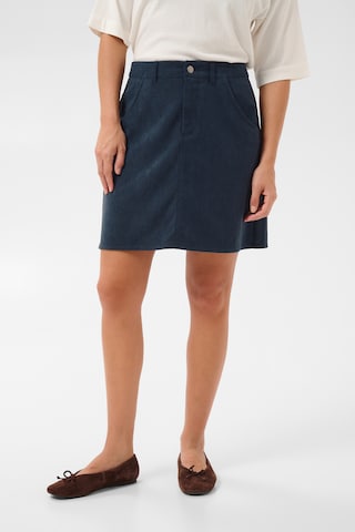 Kaffe Rok in Blauw: voorkant
