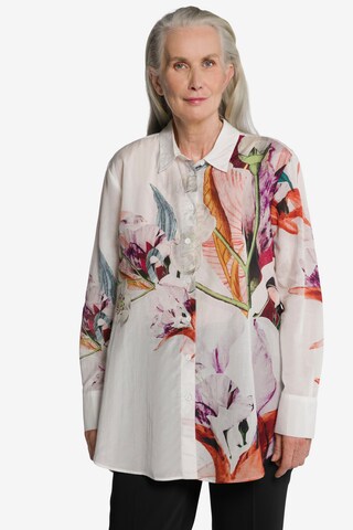 Ulla Popken Blouse in Wit: voorkant