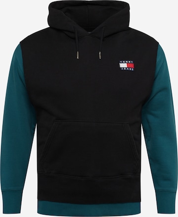 Tommy Jeans Sweatshirt in Black: front