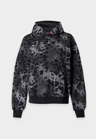 JordanSweater majica 'Brooklyn Fleece' - crna boja: prednji dio