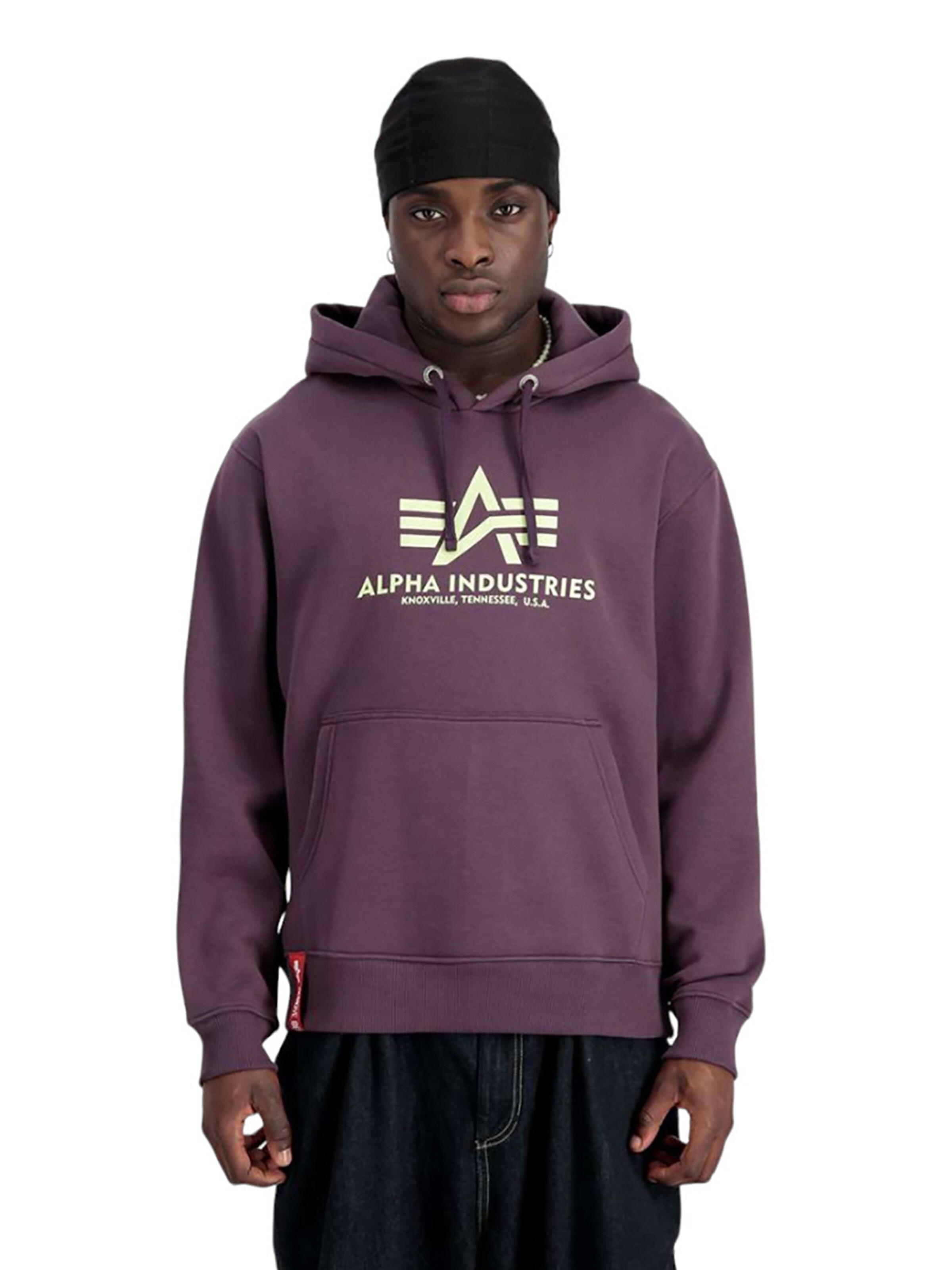 ALPHA INDUSTRIES Sweatshirt 'Basic' in Purple