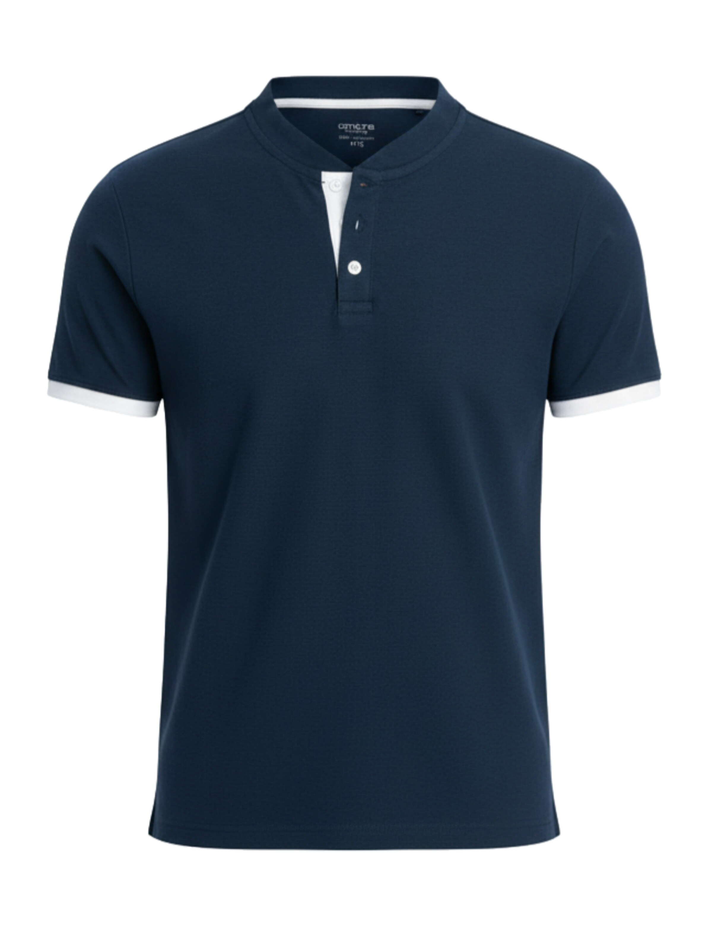 Maglietta di Ombre in blu: frontale