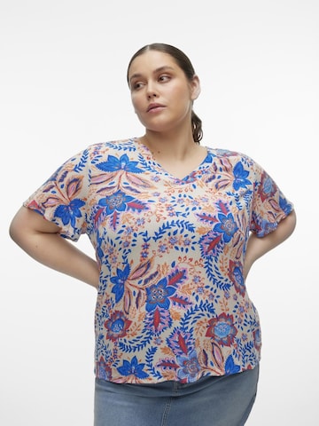Vero Moda Curve Bluse 'MENNY' i blandingsfarvet