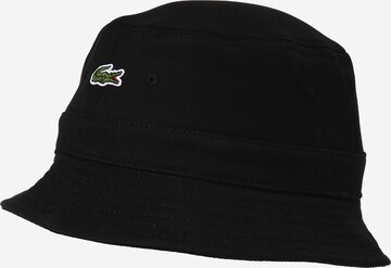 Chapeaux LACOSTE en noir : devant