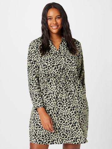 ONLY Curve Shirt Dress 'CORY' in Green: front