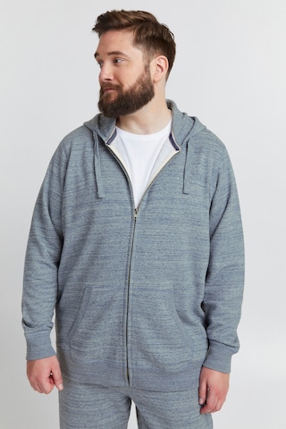 BLEND Zip-Up Hoodie 'Velno' in Blue: front