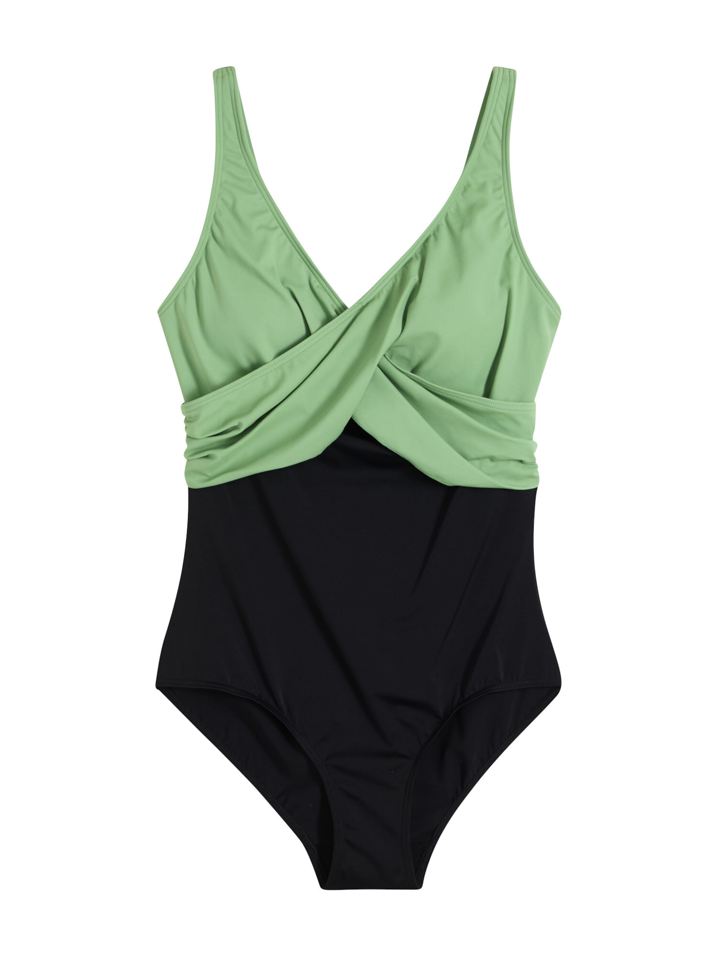 bonprix Triangle Swimsuit in Green: front