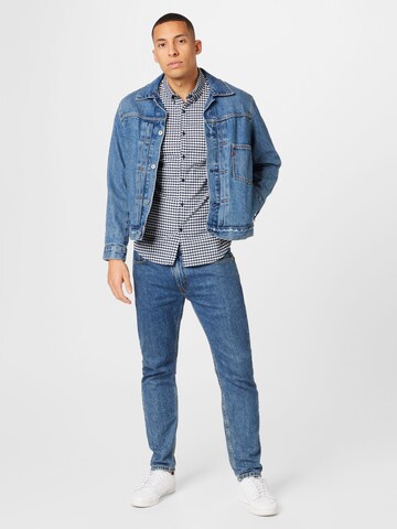 HOLLISTER Regular fit Overhemd 'OXFORD' in Blauw