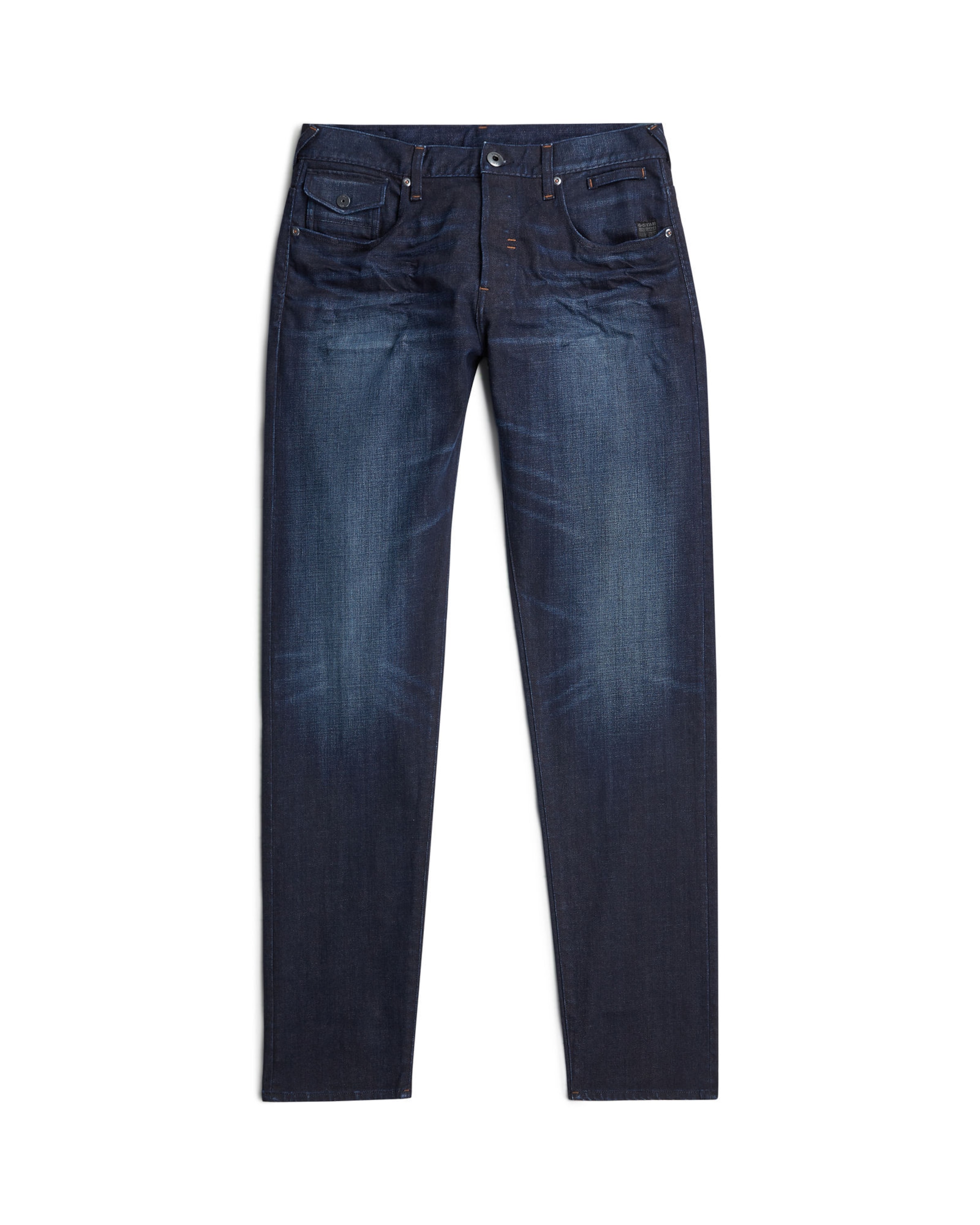 G-STAR Tapered Jeans 'Morry' in Blauw: voorkant