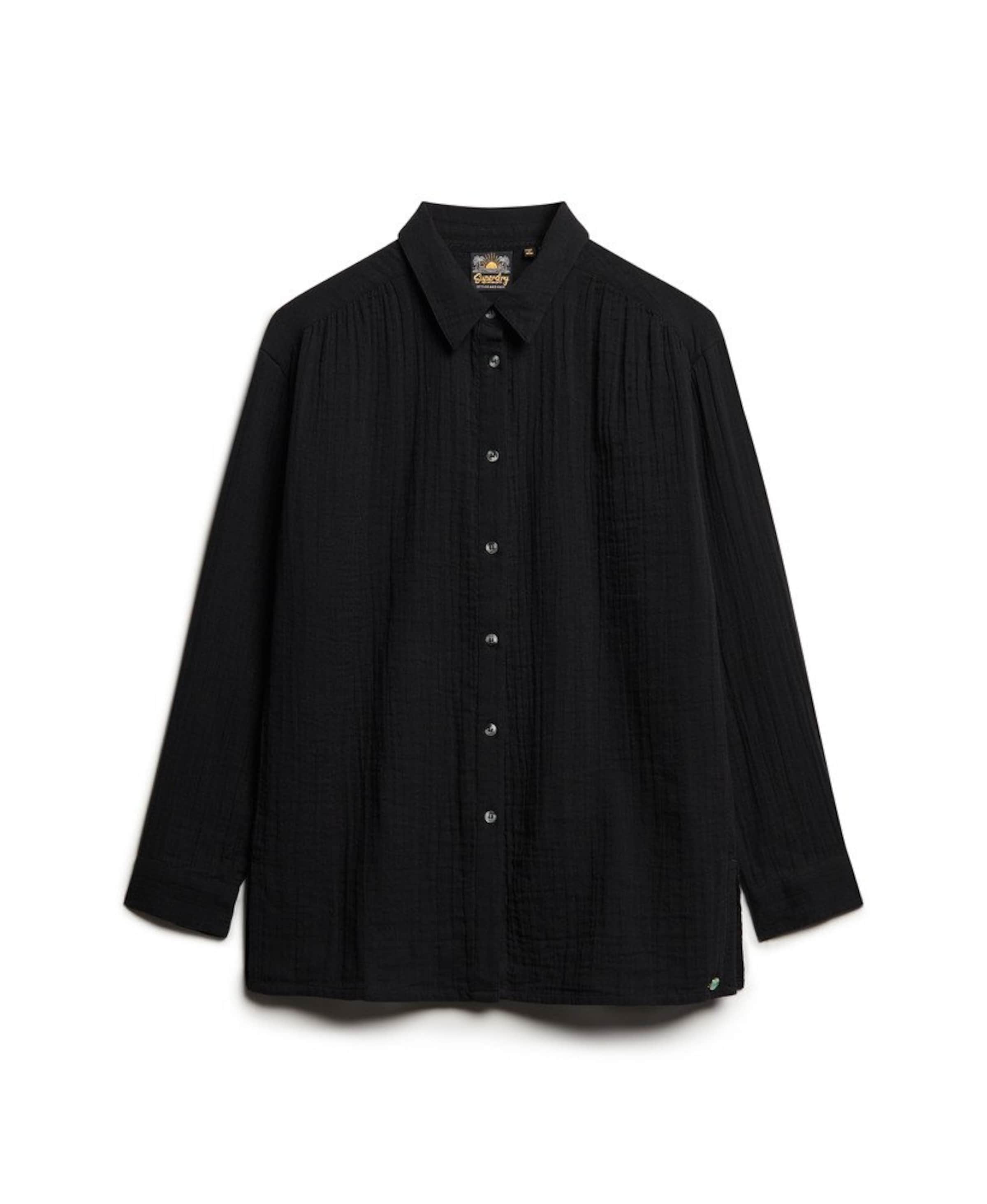 Superdry Bluse in Schwarz: Vorderseite