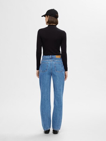 SELECTED FEMMEregular Traperice 'KATJA' - plava boja