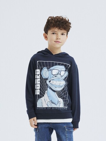 Sweat NAME IT en bleu : devant