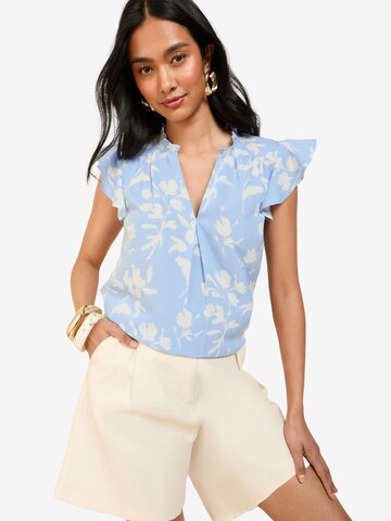 Friends Like These Bluse in Blau: Vorderseite