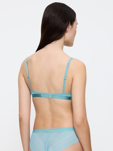 TRIUMPH Push-up BH ' Aura Spotlight ' in Blauw