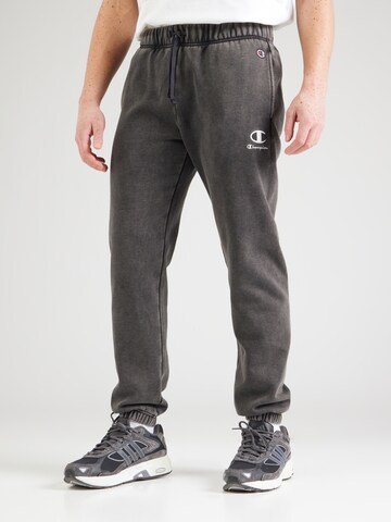 Tapered Pantaloni di Champion Authentic Athletic Apparel in nero: frontale