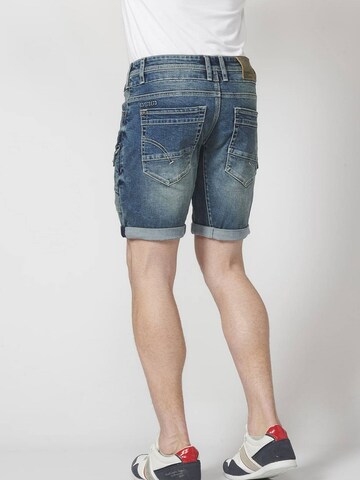 Regular Jeans cargo KOROSHI en bleu