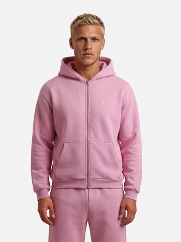 HEFTYKA Sweatjacke 'ZIP HOODIE'‌‌ in Pink