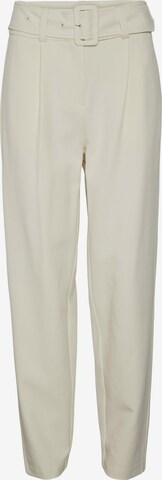 Loosefit Pantalon à pince 'Ulia' VERO MODA en beige : devant